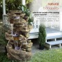 51" 6-TIER AMAZONIAN WATERFALL FOUNTAIN WITH 30 LED LIGHTS