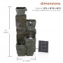 SOLAR CASCADING STONE POTS TIERED FOUNTAIN 
