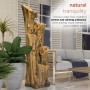 5-TIER CASCADING TREE BARK FOUNTAIN WITH LED LIGHTS