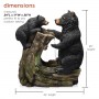 26" TALL BEAR AND CUB FOUNTAIN 