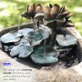 30" LOTUS ROCK LED FOUNTAIN 