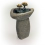 30" LOTUS ROCK LED FOUNTAIN 