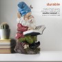 Garden Gnome Reading Book Statue Ornament