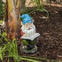 Garden Gnome Reading Book Statue Ornament