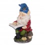Garden Gnome Reading Book Statue Ornament