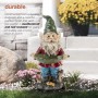 17" Tall Garden Gnome Bird Feeder 