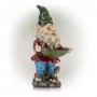 17" Tall Garden Gnome Bird Feeder 