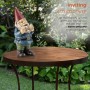 GNOME WITH BIRD STATUARY 