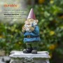 GNOME WITH BIRD STATUARY 