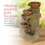 17" Tall Tiering Pots Fountain