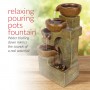 17" TALL TIERING POTS FOUNTAIN