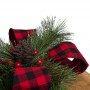 Alpine Corporation 3-Piece Decorative Wooden Christmas Gift Box Set with LED Lights