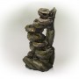 8-TIER ROCK FOUNTAIN WITH LED LIGHTS 