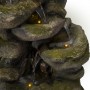 8-TIER ROCK FOUNTAIN WITH LED LIGHTS