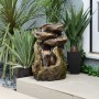 22" RAINFOREST 4-TIRED FOUNTAIN WITH LED LIGHTS