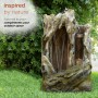 62" TREE TRUNK FOUNTAIN WITH LED LIGHTS 