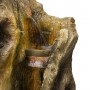 62" TREE TRUNK FOUNTAIN WITH LED LIGHTS 