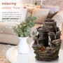 14" OVAL SHAPED ROCK FOUNTAIN 