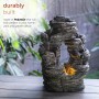 14" OVAL SHAPED ROCK FOUNTAIN 