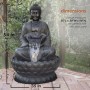 54" BUDDHA ZEN FOUNTAIN WITH LED LIGHT