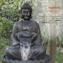 54" BUDDHA ZEN FOUNTAIN WITH LED LIGHT