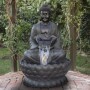 54" Buddha Zen Fountain with LED Light