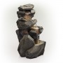 Rock 5-Tier Cascading Fountain with LED Lights