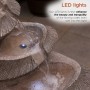 BROWN CASCADING LED LIGHT FOUNTAIN