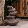 BROWN CASCADING LED LIGHT FOUNTAIN