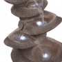 Alpine Corporation Cascading Outdoor Fountain with LED Lights, 31" High