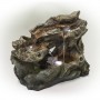 10" 3-Tier Mossy Tabletop Rock Fountain and LED Lights