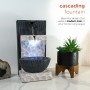 MODERN CASCADING TABLETOP FOUNTAIN WITH LED LIGHTS 