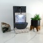 MODERN CASCADING TABLETOP FOUNTAIN WITH LED LIGHTS 