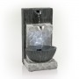 MODERN CASCADING TABLETOP FOUNTAIN WITH LED LIGHTS 