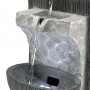 MODERN CASCADING TABLETOP FOUNTAIN WITH LED LIGHTS 