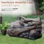 40" Long Rainforest Forest Floor Fountain w/ LED Lights