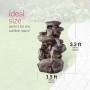 40" TALL ROCK WATERFALL FLOOR FOUNTAIN W/ LED