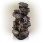 40" TALL ROCK WATERFALL FLOOR FOUNTAIN W/ LED