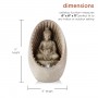 11" BUDDHA TABLETOP FOUNTAIN WITH LED LIGHT 