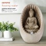 11" BUDDHA TABLETOP FOUNTAIN WITH LED LIGHT 