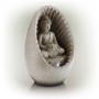 11" BUDDHA TABLETOP FOUNTAIN WITH LED LIGHT 