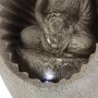 11" BUDDHA TABLETOP FOUNTAIN WITH LED LIGHT 