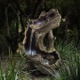41" TALL TWO TIER LOG WATERFALL WITH LED LIGHT 