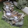 3 TIER RAINFOREST FOUNTAIN WITH LED LIGHTS 