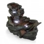 3 TIER RAINFOREST FOUNTAIN WITH LED LIGHTS 