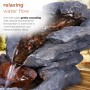 Rock Waterfall Fountain with LED Lights