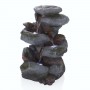 22" TALL ROCK WATERFALL FOUNTAIN WITH LED LIGHTS