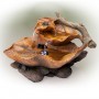 9" Tall Tabletop Leaf Fountain with LED Lights