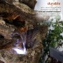 40" RAINFOREST WATERFALL FOUNTAIN W/ LED LIGHT