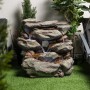 ROCK WATERFALL W/ LED LIGHTS 